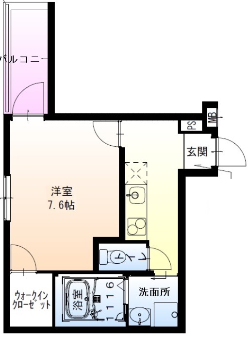 フジパレス堺諏訪森サウスの間取り