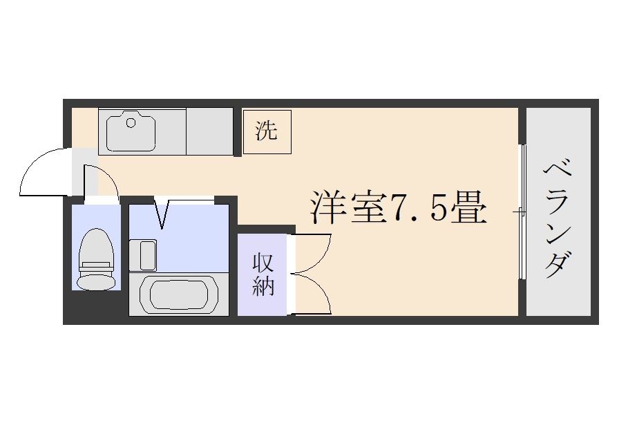 エントピア鴨池Vの間取り