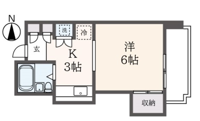 セゾンド大国の間取り