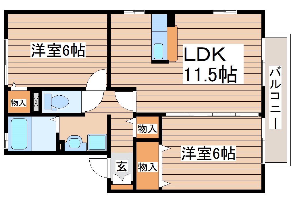 グリーンコートの間取り