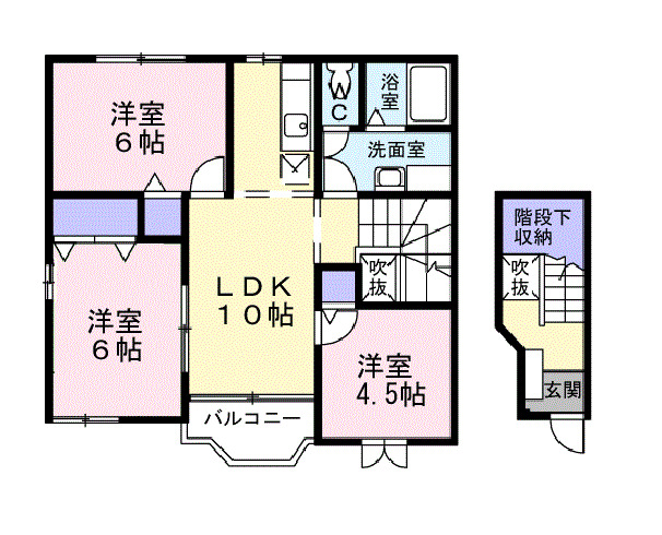 リーヴ・メゾンIVの間取り