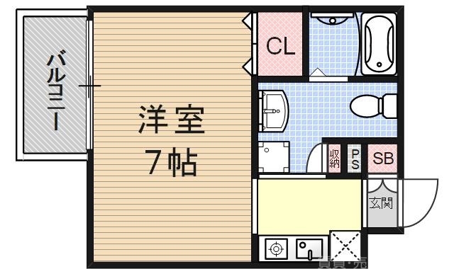 エイペックス京都西陣の間取り