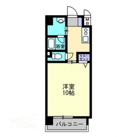 柳町Aマンションの間取り