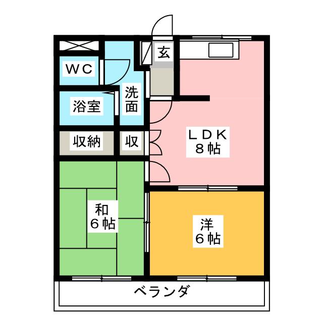 クレストールの間取り