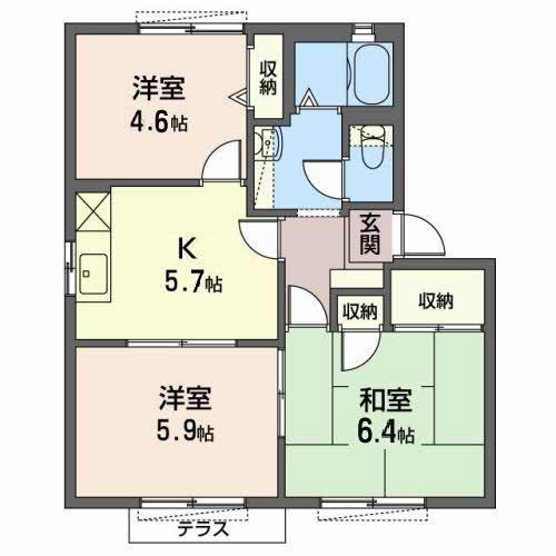 グレイス21C棟の間取り