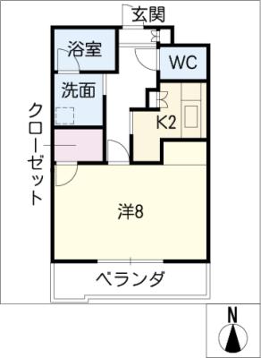 サプリーム新舞子IIの間取り