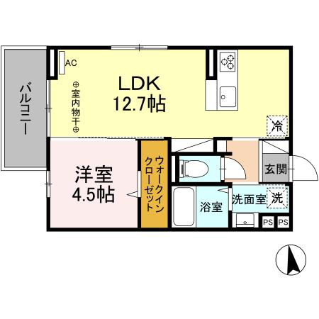 D-ROOM富士見の間取り