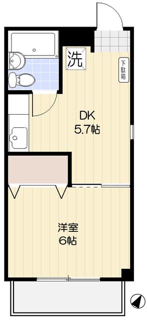 【セダーバックの間取り】