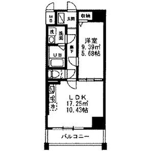 柏市旭町のマンションの間取り