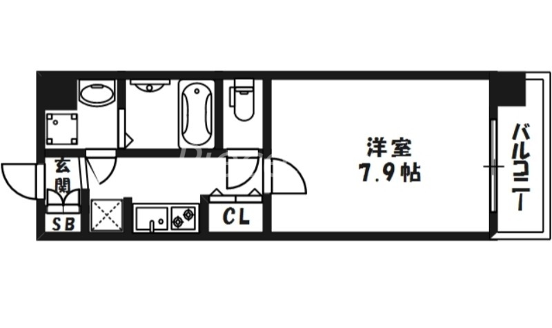 アドバンス東梅田アクシスの間取り