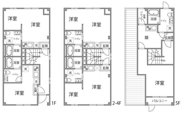 足立区千住宮元町のマンションの間取り