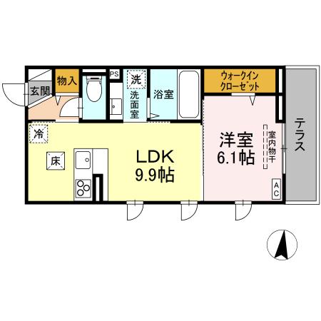 甲府市相生3丁目PJの間取り