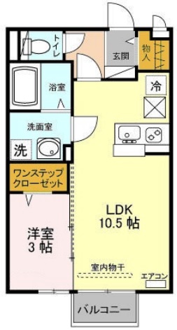 アベイユガーデンの間取り