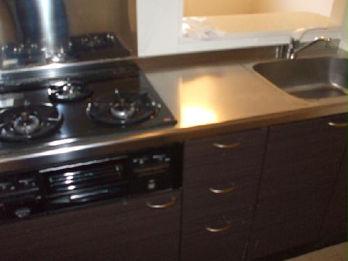 キッチン　広々としたキッチンスペース