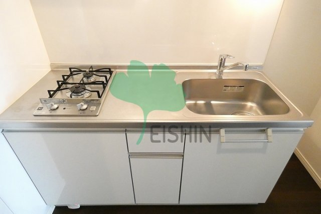 キッチン　シンプルな清潔感のあるキッチンです！