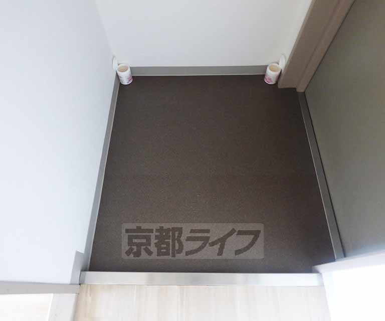 玄関　靴収納付の玄関です