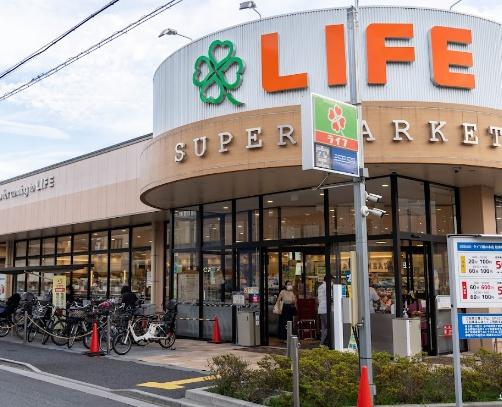 スーパー　ライフ鵜の木店（スーパー）まで766m