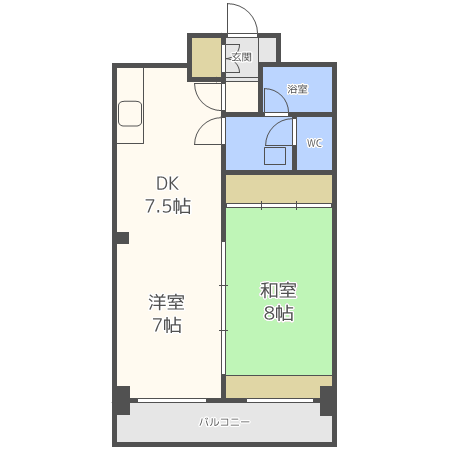 ビッグハイツ様 SUUMO】公園ハイツ(ビッグ桑園店(株)パワー・ステーション提供