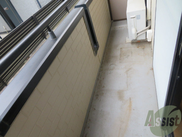 バルコニー　バルコニーからの景色を撮ってみました～。