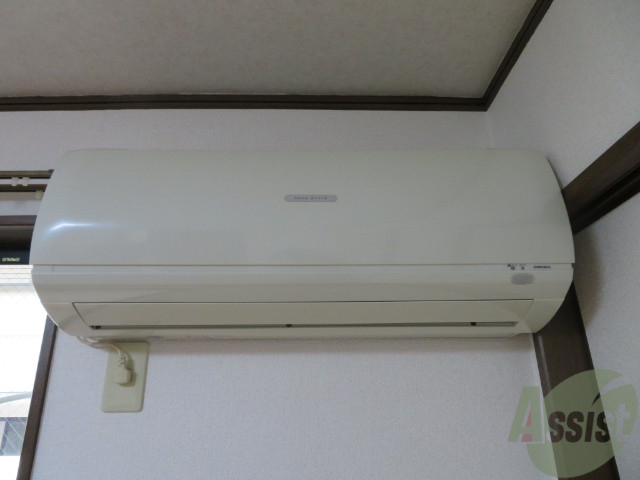 その他設備　エアコンが設置してありますので、寒暖対策もばっちり。