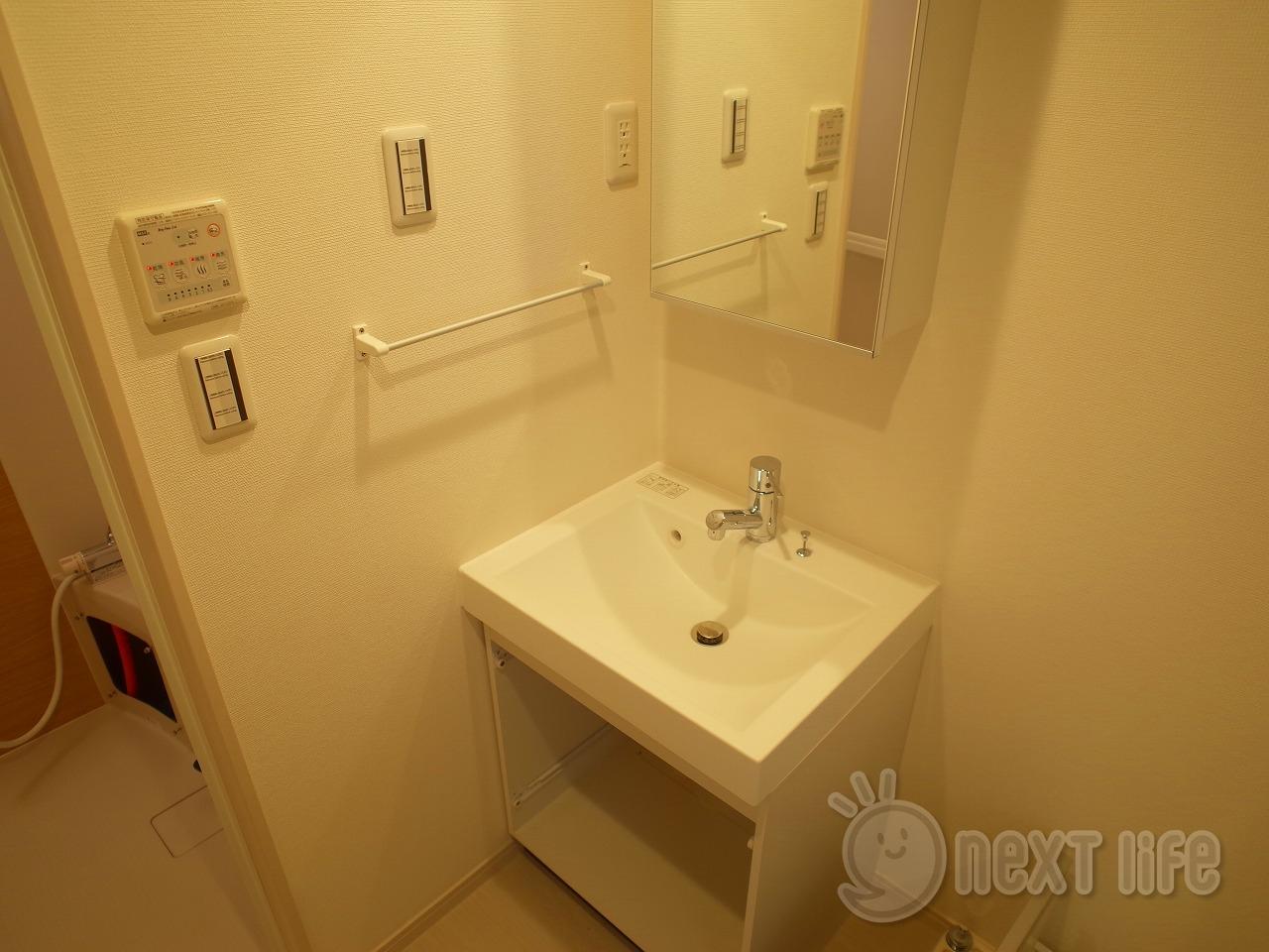 洗面設備　リブリ東林樹の洗面所