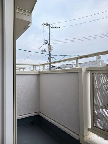バルコニー　落ち着いた時間を過ごせるバルコニーです