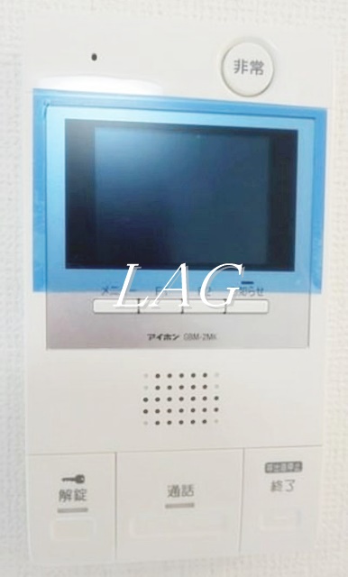 セキュリティ　モニター付きインターホンです。