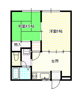 レヴール綾田の間取り写真