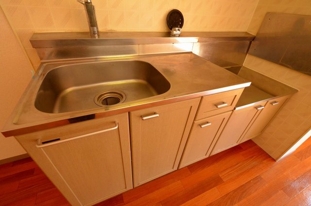 キッチン　ガスコンロ設置可能なキッチンです♪