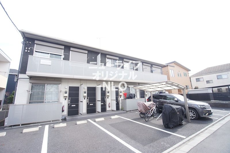 建物外観　積水ハウスの賃貸住宅シャーメゾン。