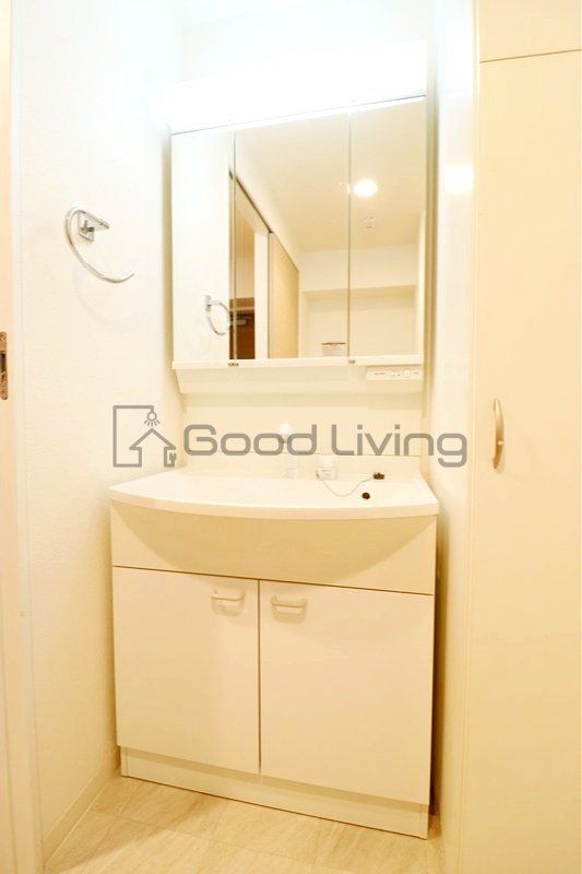 洗面設備　身だしなみもバッチリ