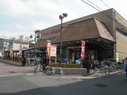 スーパー　スーパーナショナル南田辺店（スーパー）まで496m