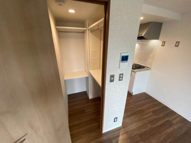 収納　たっぷりとした収納スペースです