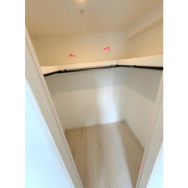 収納　ウォークインクローゼット