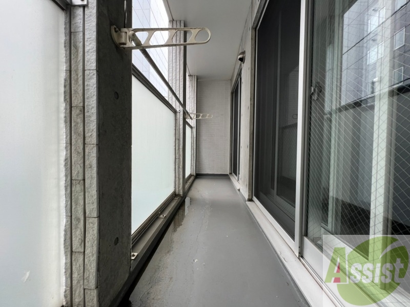 バルコニー　バルコニーです。天気の良い日には外干しができます！