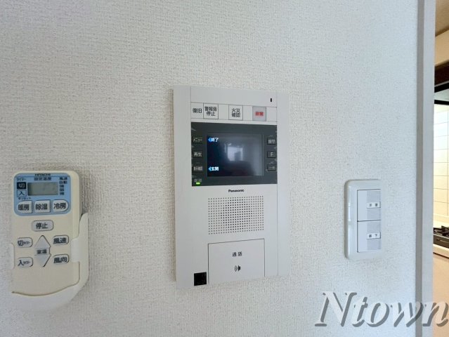 セキュリティ　モニター付きインターフォンです