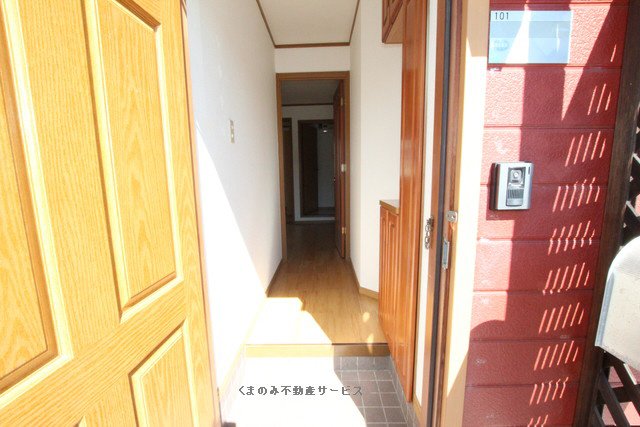 玄関　明るい玄関です ニュークレストールソフィアB棟　101号室