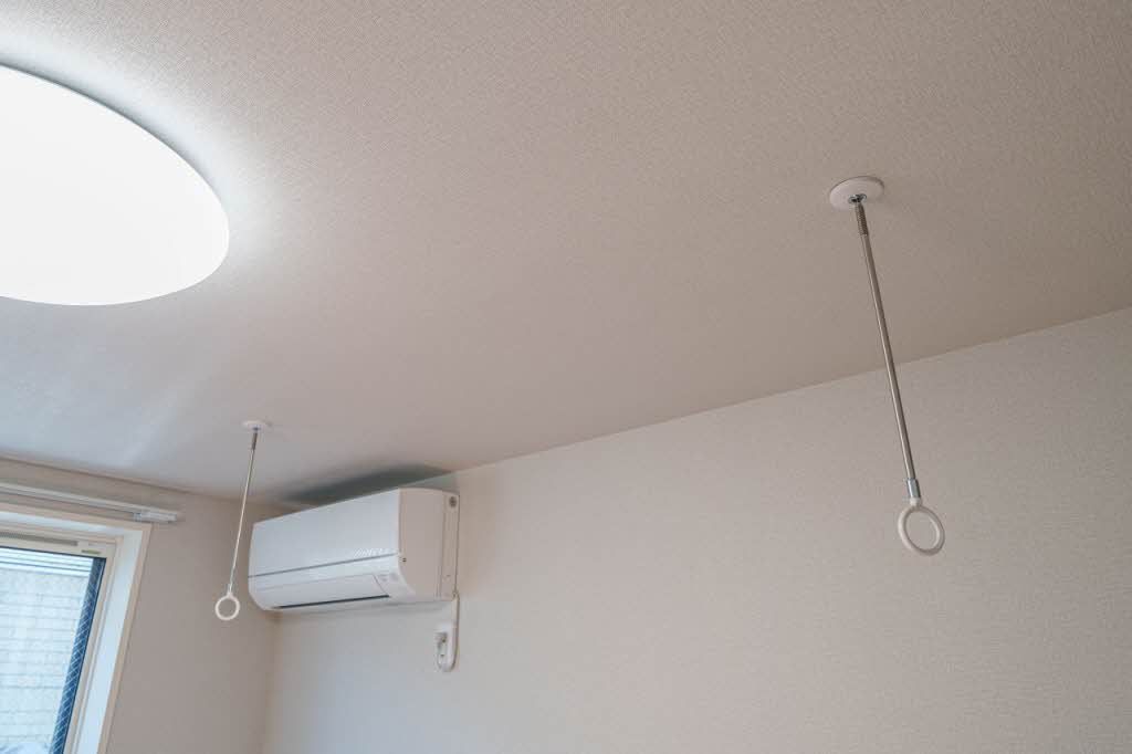 その他設備　室内物干し