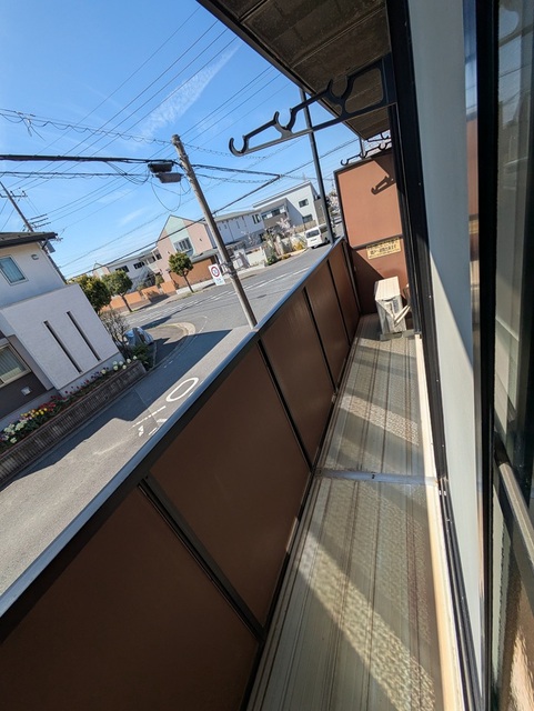 バルコニー　広めのバルコニーで洗濯物も良く乾きます♪