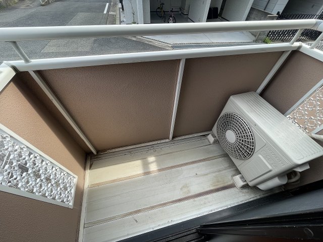 バルコニー　落ち着いた時間を過ごせるバルコニーです