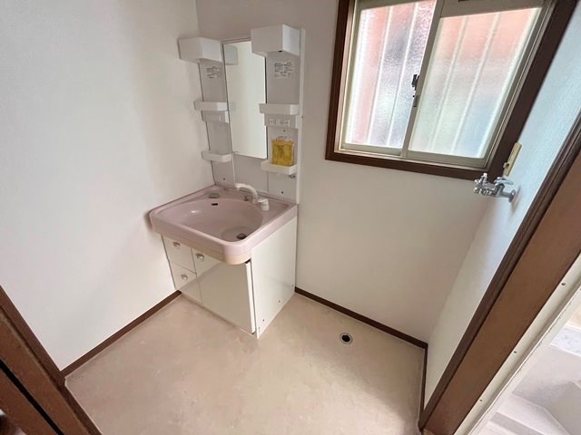洗面設備　お掃除にも便利なシャワードレッサー