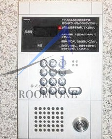 セキュリティ　オートロックです。