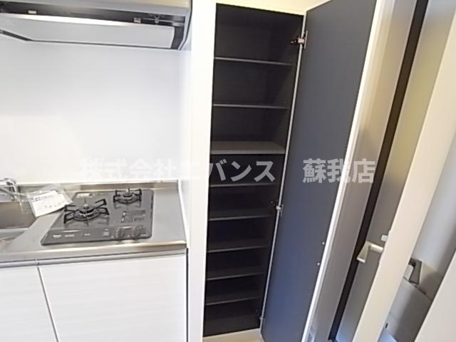 収納　十分な収納スペースがあります