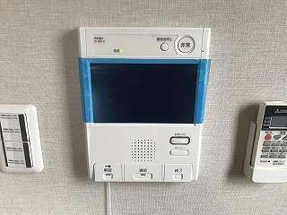 セキュリティ　モニター付きインターホン♪