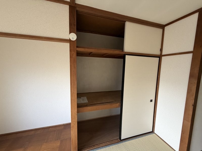 収納　天袋付きで収納力アップ