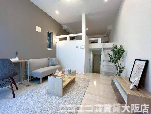 居室・リビング　CG画像です。家具家電付きではありません
