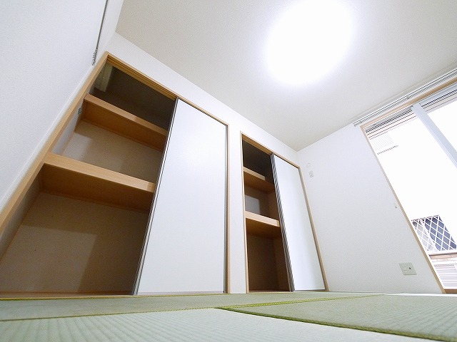 収納　たっぷりとした収納スペースです
