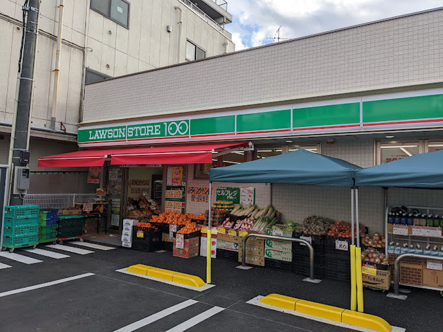 コンビニ　ローソンストア100習志野大久保店（コンビニ）まで490m