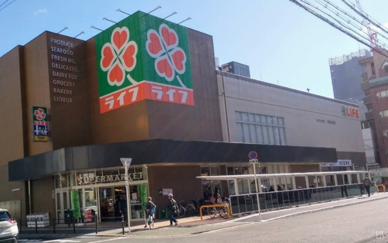 スーパー　ライフ東天満店（スーパー）まで401m