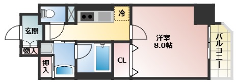 ＪＲ東海道本線 六甲道駅 徒歩15分 6階建 築11年の間取り写真
